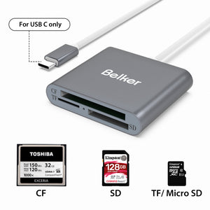 USB C CF/ TF /SD Reader Card